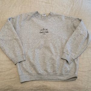 Local Montreal brand graphic crew neck sweatshirt - medium